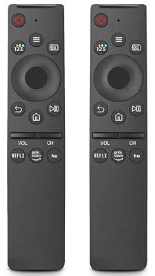 (Pack of 2) Replacement Remote Control for Samsung TV, Compatible for All Samsung TV LED QLED UHD SUHD HDR LCD Frame Curved Solar HDTV 4K 8K 3D Smart TVs