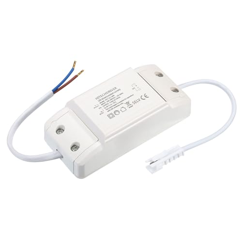 Image of PATIKIL 12-18W 240mA LED Driver, AC 100-240V Output 36-54V DC Male Connector Constant Current Rectifier Transformer External Power Supply Ceiling Lamp