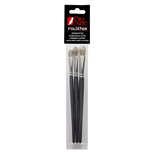 Pro Arte : Stephen Coates Foliater : Watercolour Brush : Set of 3