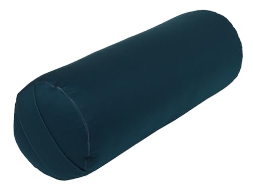 Yogabox Yogabolster aus regionaler Herstellung für Yin-Yoga, Ø22 cm, Yoga Rolle mit Buchweizenschalen, Waschbarer Bezug aus 100{ef9ca890bda145c9dc3fab4a842885b974f7b4561e081b9752c904ed85080853} Baumwolle, Yoga Bolster Rolle für Restorative Yoga, Petrol Yogabox Yogabolster aus regionaler Herstellung für Yin-Yoga, Ø22 cm, Yoga Rolle mit Buchweizenschalen, Waschbarer Bezug aus 100{ef9ca890bda145c9dc3fab4a842885b974f7b4561e081b9752c904ed85080853} Baumwolle, Yoga Bolster Rolle für Restorative Yoga, Petrol