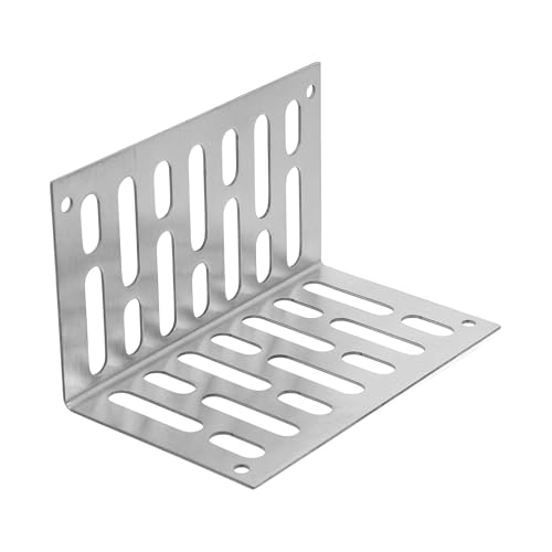 VILLCASE Tapa de Drenaje en L Acero Inoxidable 11x6,6x6,6 Cm Filtro Antiobstrucción para Fregadero y Ducha Colador de Residuos para Cocina y Baño