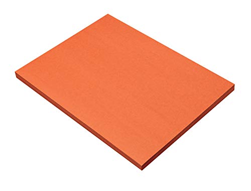 Image of Prang (Formerly SunWorks) Construction Paper, Orange, 9 inch x 12 inch, 50 Sheets, (Pack of 2)