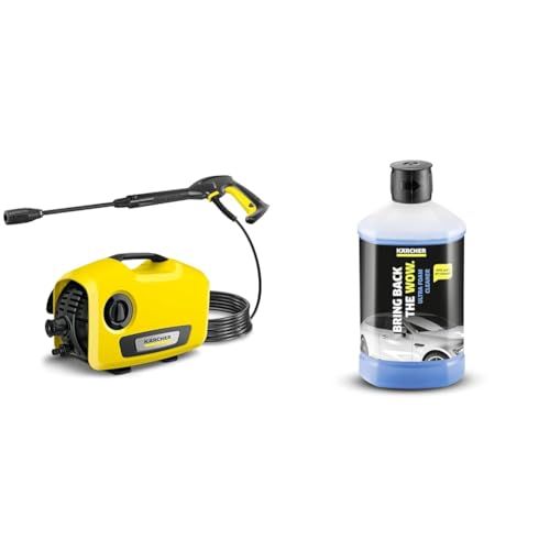 【セット買い】【Amazon.co.jp限定】ケルヒャー(Karcher) 高圧洗浄機 K2サイレントBC 軽量 コンパクト収納 簡単接続 洗車 泥 花粉除去効果 黄砂 (50/60Hz) 1.600-924.0 + 【純正品】 3in1ウルトラフォームク
