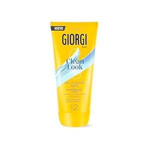 Giorgi Line Gomina Clean Look con Aceite de Argán, Gel Definidor sin Residuos 0% Siliconas, 0% Alcohol, Peinado Limpio y Pulido, Elasticidad y Fijación sin Acartonar, Fijación 2-170 ml