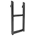 HECASA Truck Step 2-Rung Retractable Tailgate Ladder Heavy Duty Steel Black Powder Coated Truck Bed Ladder W/L-Shaped Bracket 27 Inch Truck & Trailer Accessories
