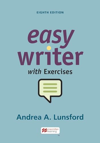 Easywriter with Exercises 1319393349 Book Cover