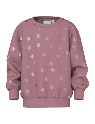 Sweat-shirt Name IT Nmfsorella Ls Nreg SWE Bru Fille à manches longues