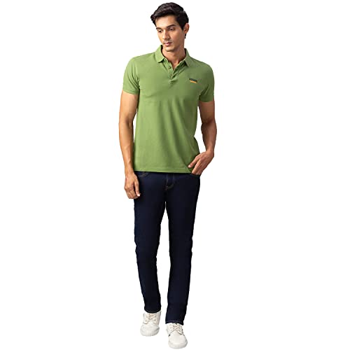 Image of Spykar Mid Tone Wash Cotton Skinny Fit Mens Jeans (S21KN-01BA-06RO-P)
