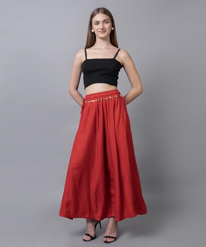 Image of Rayon Comfort Fit Palazzo