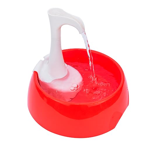 AMICUS - Fonte Bebedouro de água AQUA FIRST USB para Gatos e Cães Bivolt, Bebedouro para Animais de Estimação - Design Ergonômico, Portátil, Bivolt - 1,2L de Capacidade - Vermelho