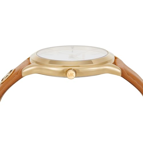 Image of Michael Kors Slim Runway Brown Watch MK7465