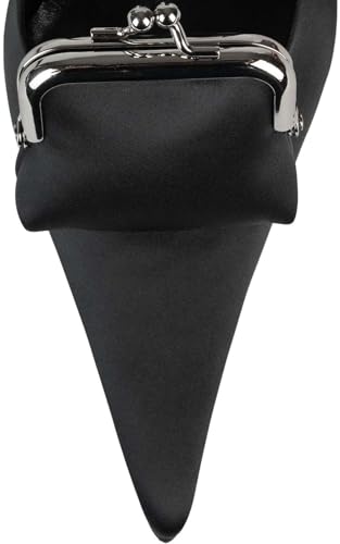 Jeffrey Campbell TREASURY WOMEN HEELS - 7.5 / Black Crinkle Patent4