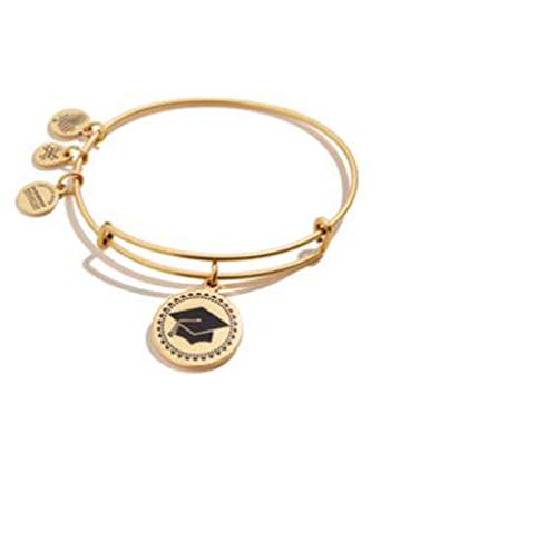 Alex and Ani Class of 2020 Bangle Bracelet Gold One Size, Rafaelian Gold (A20EBGRADRG)