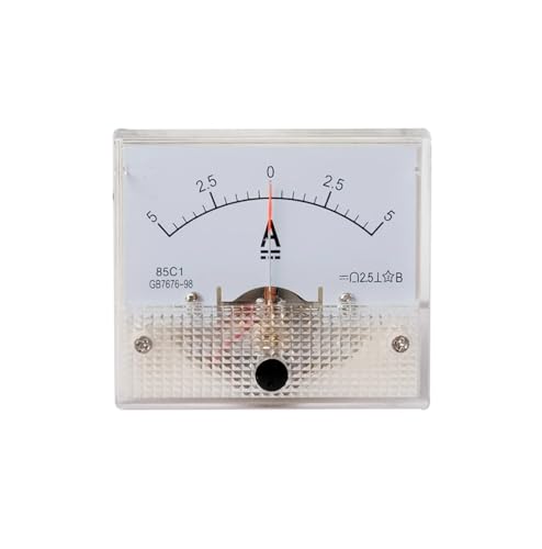 85C1-A DC /75mv Amperemeter Gauge Analog Panel AMP Current Meter10A -0-10A Ammeter 1A 3A 5A 10A 20A 30A 50A 100A 200A 500A(3A -0-3A)