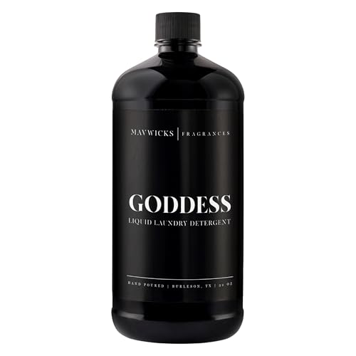 Mavwicks - Laundry Liquid Detergent (Goddess) - 32 Oz Laundry Perfume Bottle for Men & Women, Stain...