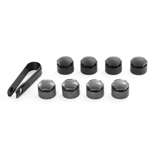 Audi 82A071455 Radsicherungsschrauben Radbolzen Radsicherung Felgenschloss M14x1.5x27, Schwarz