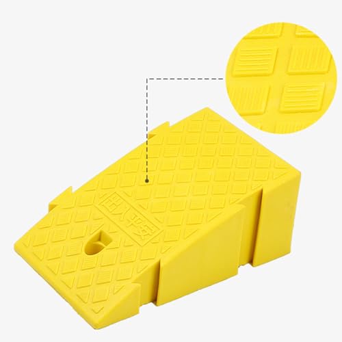 Tapete de rampa clip-on para bordillo 25x45x19cm amarillo miniatura 7