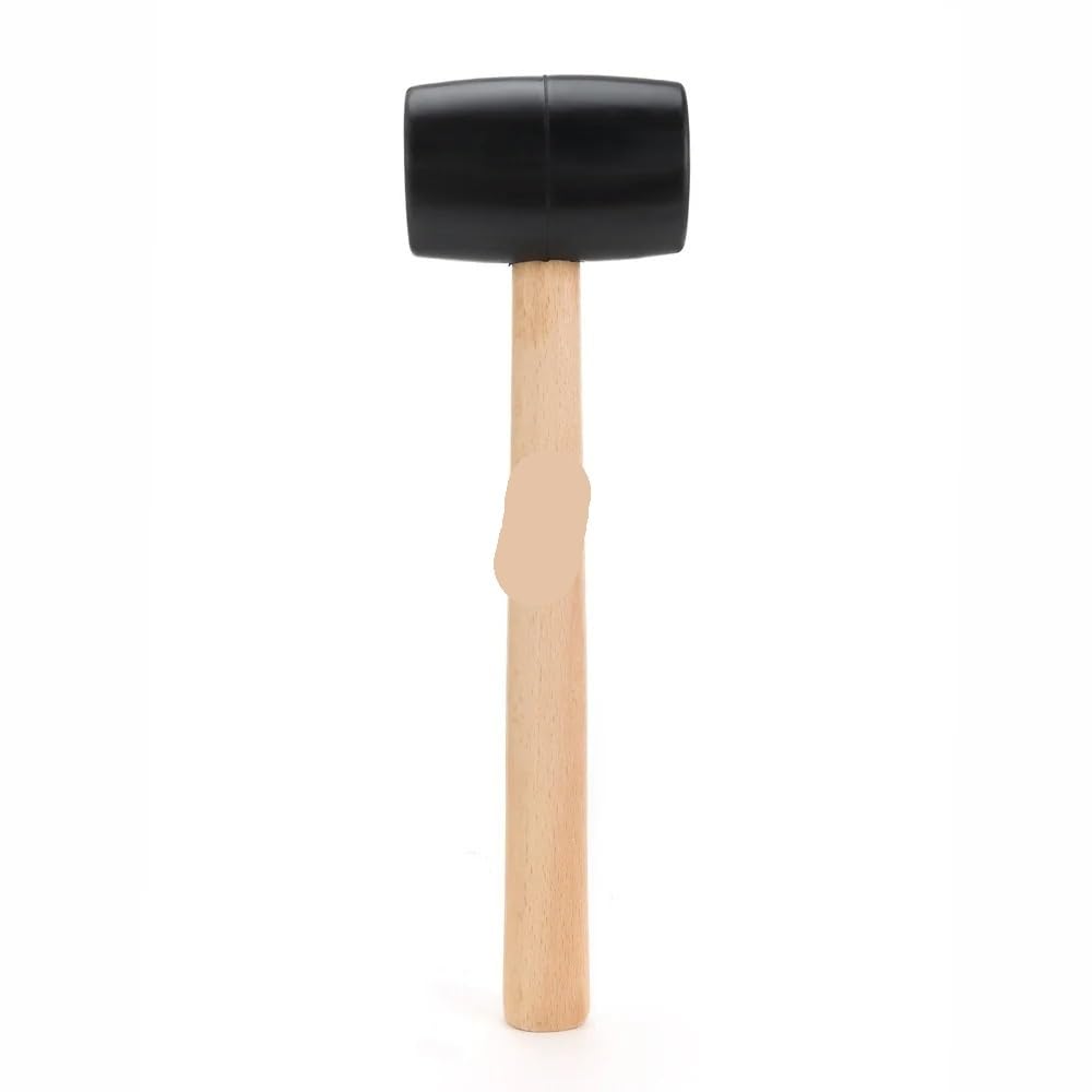 Naqzrxpml One Color 16 Oz Rubber Mallet 3 Pack With Wood Handle For Slabs Bricklaying