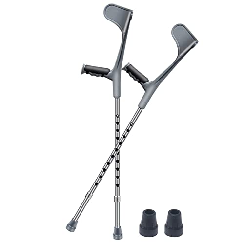 Kule przedramionowe do chodzenia -Regulowana laska-Lekka laska pod łokciem i pod pachą-Ergonomiczny uchwyt