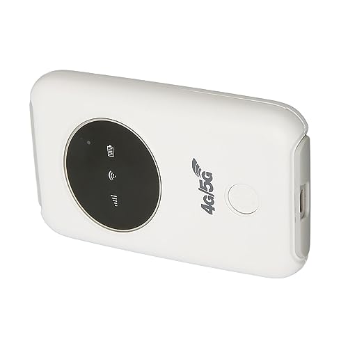 Image of Generic 4G Mobile WiFi Hotspot Lightweight High Speed Portable Router for Laptop TV Phone, Supports 10 Users, Applicable for Car Travelers Business Travelers White