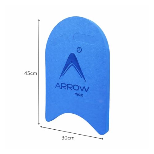 Image of Arrowmax Kick Board for Swimming Sports Swimming Floats for Adults-Kids Kickboard Swimming for Beginners Training Swimming Floaters for Adults, Swimming Float Pad with All Holding Angles (Blue)