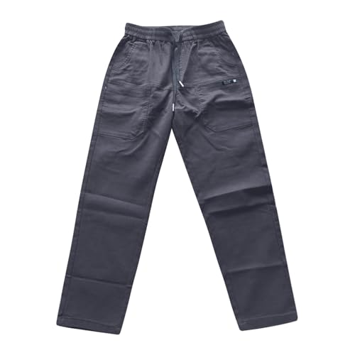 Men's Slim Fit Cargo Pants Breathable Stretch Drawstring Waist Active Sweatpants Hiking Trousers with Pockets, M-3XL4