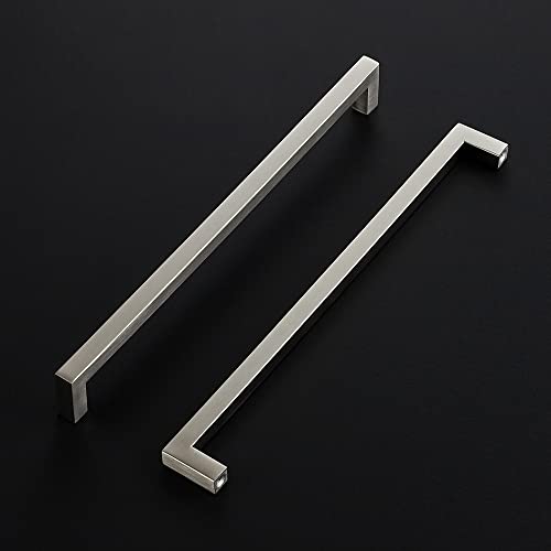 Image of Ravinte 20 Pack 11-5 /16 Inch Square Cabinet Handles - Brushed Nickel Stainless Steel Drawer Pulls for Kitchen Hardware