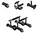 Fancyes 2 Pieces Push Up Push Up Brackets Nonslip Rack Portable Steel Sturdy Pushup Handles Strength Training for Women Men Home, Black