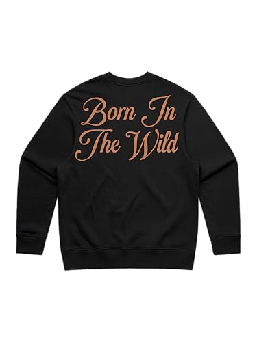 Unisex-Adult Official Merch Born in The Wild Tour Crew Neck3