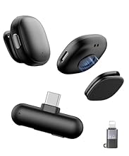 【Upgraded AI Noise-Canceling Mini Microphone】: Experience superior audio with two specialized noise-canceling modes and a dedicated Hi-Fi setting. The DSP mode activates automatically upon pairing. With a single tap, switch to the AI noise-canceling ...