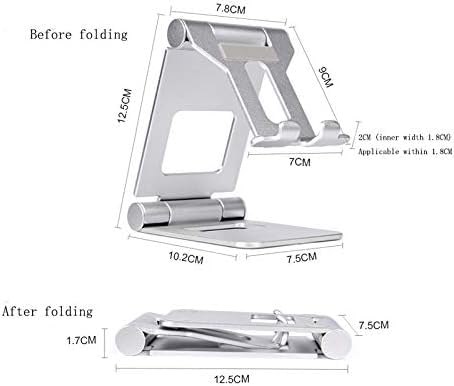 Supporto per Tablet Supporto per Tablet Pieghevole Regolabile per Supporto da Tavolo in Alluminio