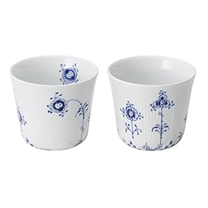 Royal Copenhagen 1017047 Blue Elements Cup, 8.5 fl oz (250 ml), Pair, Wedding Gift, Gift