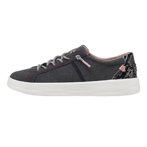 Image of Hey Dude Karina - Womens Shoes - Jet Black - Size UK 6