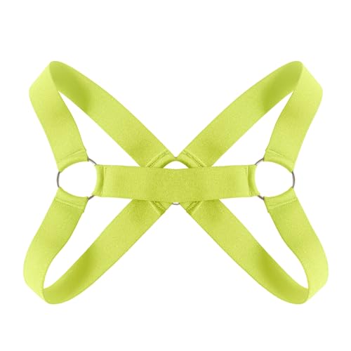 Image of Mens Harness Belt Nylon Elastic Body Shoulder Strap Sexy Halter Club Wear Cosplay Costume