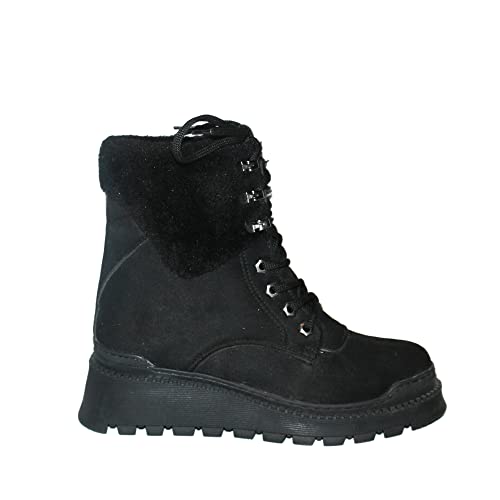 Bottines Bonamaison femme : la boot tendance noire 37 au chaussant ajusté