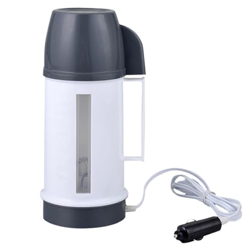Hervidor Eléctrico - 12/24V Portátil Para Automóvil,Hervidor Con Apagado Automático | Para Viajes Por Carretera Camping Diario Viajes Coche Aire Libre Desplazamiento Al Trabajo Conducción