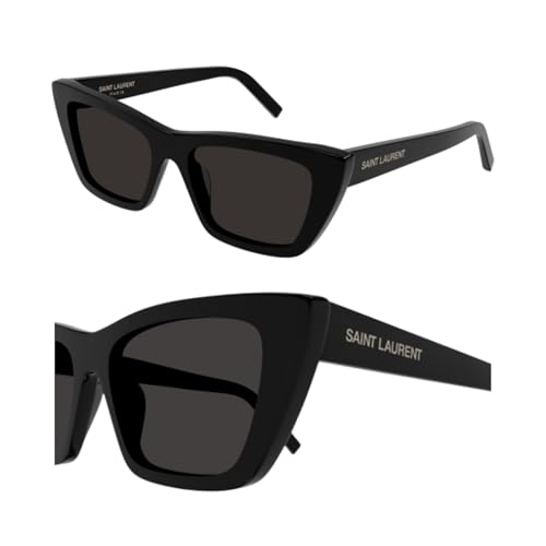 SAINT LAURENT SL 276 MICA Cat-Eye shape Sunglasses + Bundle with eSHADES Luxury Eyewear Kit2