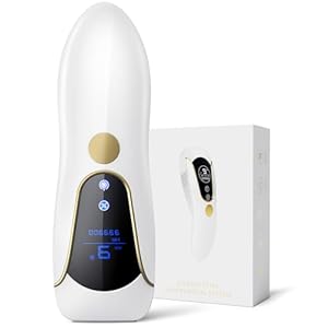 Finequin Laser Hair Removal for Women and Men, Air 15 Ice-cooling IPL Device Hair Removal for Nearly Painless & Long-Lasting Results From Home, 3 Modes & Auto Flashing for Fast Full Body Hair Removal