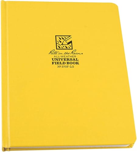 Cahier de terrain Rite in the Rain jaune pour éviter les pages déchirées par la pluie et la boue