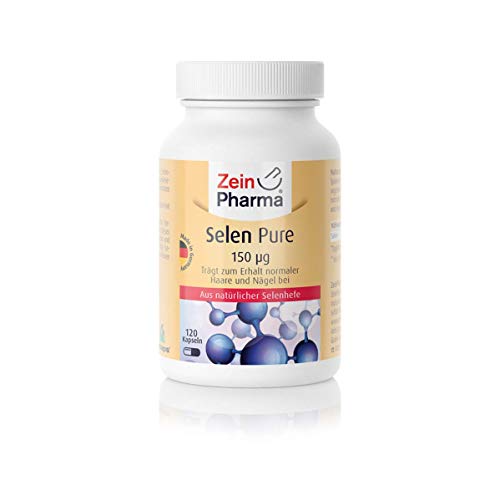 ZeinPharma Selenio Pure 150 mg, 120 Cápsulas, 1er Pack (1 x 52 g)