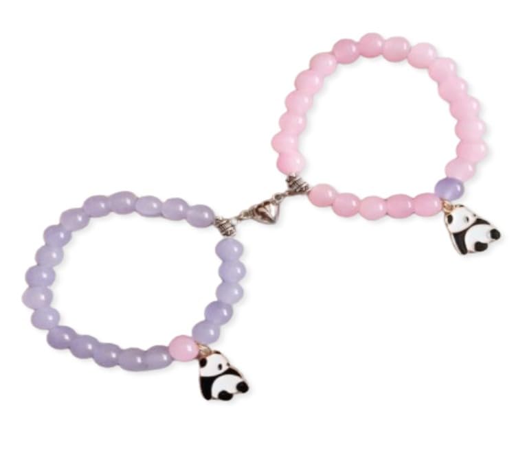 ARISTAL Jewellery Panda Friendship Bracelets, Matching Bracelets for Couples, Handmade Beaded BFF Bracelets for 2, Valentines Day Birthday Gifts for Women (Cute Panda Bracelet) (B0DH3TWR2V) Amazon Price History, Amazon Price Tracker