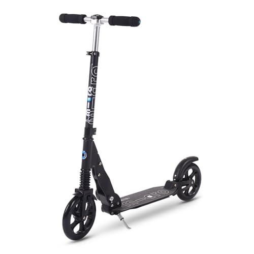 Micro® Suspension | Patinete Amortiguación Delantera y Trasera | Ruedas 200mm PU Deslizamiento Suave sin esfuezo | Scooter Plegable y Duradero | Diseño Elegante | Jóvenes y Adultos