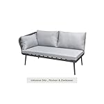 LC Garden Sunera Gartenlounge Set Dunkelgrau
