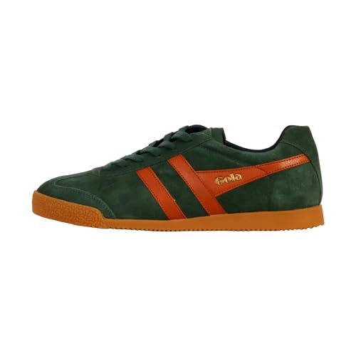 Image of Gola Mens Harrier, Evergreen /Moody Orange /Navy, 7, Medium