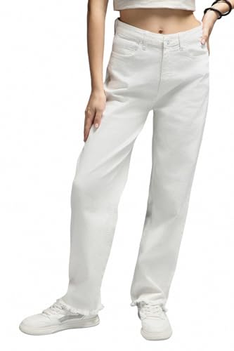 Image of HIGH Star Women's Straight Fit Mid Rise Jeans