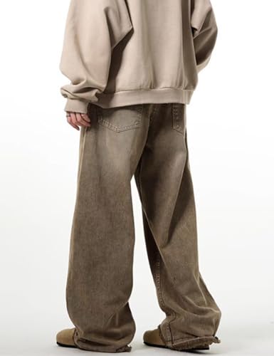 Men's Baggy Jeans Y2k Hip Hop Skater Jeans Loose fit Skateboard Pants Wide Leg Harajuku Pants4