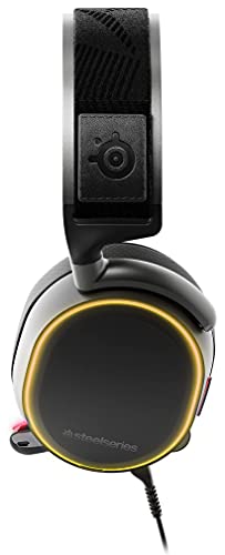 Image of (Refurbished) SteelSeries Arctis Pro High Fidelity Gaming Headset - Hi-Res Speaker Drivers - DTS Headphone: X v2.0 Surround for PC, Black