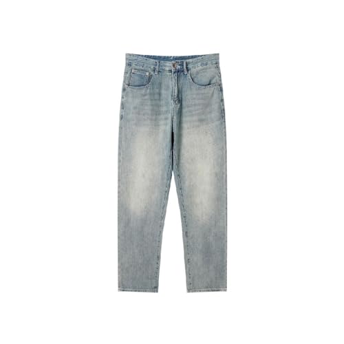 Men's Straight Leg Loose Denim Pants