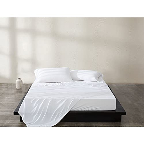 Image of Calvin Klein Home Modern Cotton Harrison Sheet, Twin Flat, Navy