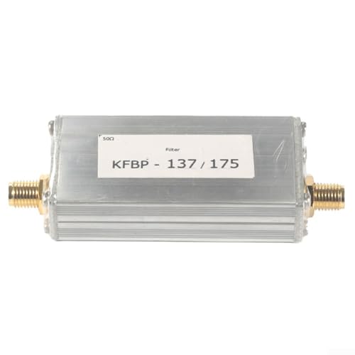 SPORTARC KFBP-137/175 Filtre passe-bande VHF pour élimination des interférences de signal KFBP137175 SMA, couvre la bande passante 137 ~ 175 MHz Bande de communication VHF